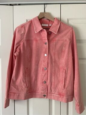 Kim Gravel Coral Denim Jacket - Women’s Lightweight jacket